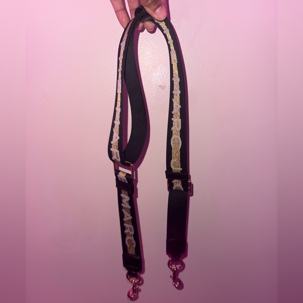 Marc Jacobs Black Strap with Gold Detailing